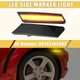 LED Side Marker Light 99763103302 Front for Porsche Amber Light Black 1 Pair