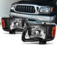Fits 2001-2004 Toyota Tacoma Headlights + Corner Signal Lamps Pair Included NEW