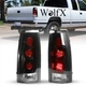 Pair Tail Lights LED Rear Lamp Clear Lens For 88-98 Chevy GMC C/K 1500 2500 3500