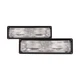 Fits 94-99 Chevy GMC Truck Pickup Park Lights GM2520128 GM2521128 Chrome Front