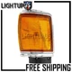 Left Driver LH Chrome Park Signal Lamp for 1987-1988 TOYOTA PICKUP 2WD