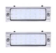 Pair LED Turn Signal Park Light Assemblies w/ Clear Lens For 1947-53 Chevy Truck