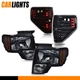 Fit For 2009-2014 Ford F150 Pair Smoke Lens Headlights + LED Tail Brake Lamps