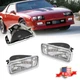 2x Clear Lens Front Bumper Turn Signal Light Assembly For 1985-1992 Chevy Camaro