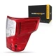 For Nissan Titan XD 2016-2019 Tail Light Passenger Side | CAPA | Clear, Red Lens