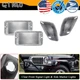 4x Clear Bumper Signal Side Fender Marker Lights For Jeep 1997-2006 Wrangler TJ