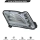 For Volvo 11-2013 S60 V60 Front LH Bumper LED DRL Daytime Running Light Fog Lamp