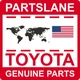 81621-12580 Toyota OEM Genuine LENS, PARKING & CLEARANCE LAMP, LH
