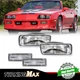 Fit 85-92 Chevy Camaro Firebird 4PC Bumper Signal Lights+Side Marker Lamps Clear