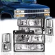 Headlight Kit For 1994-1999 Chevy C1500 Suburban K1500 Suburban Left and Right