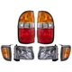 Tail Light Kit For 2001-2004 Toyota Tacoma Left Right Amber Clear Red Halogen Tail Light Kit For 2001-2004 Toyota Tacoma Left Right Amber Clear Red Halogen