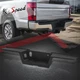 Black Metal Rear Bumper Step Pad w/o Sensor Hole for Ford F250 F350 SD 2017-2022