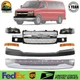 Front Bumper Chrome & Headlight Kit For 2003-2023 Chevy Express 2500 3500 4500