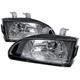 Fits 92-95 HONDA CIVIC Crystal Euro Headlight With Clear Lens