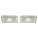 Goodmark Set of LH & RH Side Park Lamp Lenses Fits Chevelle SS GMK4033070702P