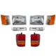 Front Tail Light Kit Halogen For 1997-1998 Jeep Grand Cherokee