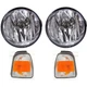 Fog Light Driving Lamp Front Driver & Passenger Side Left Right for Ford Ranger
