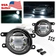 2006 Scion XA Pair of Clear Lens LED Lamp Fog Light Fit Quality Replacement T1