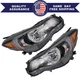 Pair L+R Headlights w/ Bulbs For 2012-2015 Subaru Impreza 2013-2016 XV Crosstrek