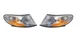 URO Parts Set of Front Left & Right Turn Signal Light Assembly For Saab 9-3