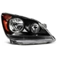 Headlight Assy Fit 05-10 Honda Odyssey Black Clear Lens LH RH 33101SHJA01