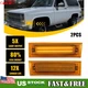 LED Front Side Marker Lights For Chevy Blazer GMC Jimmy C/K 10 Truck Suburban