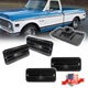 4PCS Smoked Front & Rear Side Marker Lights Lamps For 1968-1972 Chevy GMC Truck
