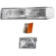 GRAND CHEROKEE 93-98 HEAD LAMP LH Assembly Halogen Canada/USA Built Vehicle 3-pc