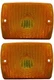 For 1987-1993 Wrangler Turn Signal Light 56001378 SET PAIR
