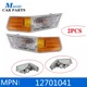 Front Left + Right Parking Turn Signal Lights Corner Lamp For Jeep Patriot 07-14