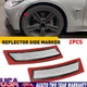 For 12-15 BMW 3-Series F30 M-Sport CLEAR Bumper Marker Side Reflector Light Lamp
