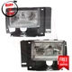 Headlight Set of 2 Halogen Left Right for 1989-1992 Ford Ranger Custom,S,STX,XLT