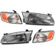 Headlight & Corner Light Kit Left & Right for 1997-1998 Toyota Camry CE, LE, XLE