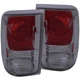 Chrome Smoke Lens Tail Light Assembly for 1993-1997 Ford Ranger