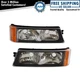 Parking Light Set Driver & Passenger Side Fits 02-07 Chevrolet
