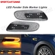 2x Sequential LED Side Marker Signal Light For 2014-2021 Mini Cooper F55 F56 F57