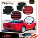 For 1990-1996 Chevy Corvette C4 Smoked Red LED Brake Tail Light Lamp Lenses 4PCS