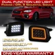 LED Smoked Turn Signal Parking Light Sequential For 2015-2021 Subaru WRX STi