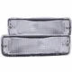 ANZO For Toyota Pickup 1989-1995 Parking Lights Euro Chrome w/ Amber Reflector