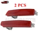 2x Rear Bumper Reflector Light For 2009-2012 Infiniti FX35 FX50 2014-2017 QX70
