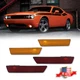 4PCS OE-Style Lens Front & Rear Side Marker Light For 2008-2014 Dodge Challenger