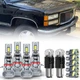 For GMC C10 C/K Sierra 94-98 LED Headlights Turn Signal Side Marker Light Bulbs