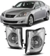 Fog Lights For 2006 2007 2008 2009 2010 Lexus IS250 IS350 Driving Bumper Lamps