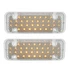 United Pacific Clear Front LED Park Light Set 1971-1972 Chevy Pickup Truck