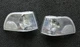 Volvo C70 S70 V70 Corner Parking Turn Signal CLEAR set pair 9483185/6