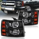 Left+Right Headlights Front lamps For 2007-2013 Chevy Silverado 1500 2500 3500HD Left+Right Headlights Front lamps For 2007-2013 Chevy Silverado 1500 2500 3500HD