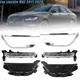 6PCS Driving Lamp Fog Light Cover Chrome Frame Trim For Lincoln MKZ 2017-2020