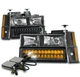 88-93 CHEVY/GMC C/K/SUBURBAN CRYSTAL HEADLIGHT BLACK W/LED BUMPER+CORNER+6K HID