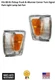 Park Side Marker Light Lamp Fits 89-91 Pickup Truck/4Runner -Pair