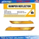 For BMW 08-14 E71 X6 10-13 E70 Amber Front Bumper Marker Reflector Lamp 2-20X